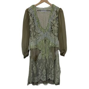 Pretty Angel Y2K Fairy Forest Dress & Jacket Ethereal Grunge Festival Size Small